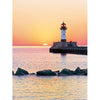 Lighthouse Sunset 5D Diamond Painting Kit