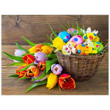 Easter Tulips And Eggs 5D Diamond Painting Kit