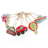 Vehicle Key Chains 5 pcs 5D Diamond Painting Kit