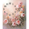 Romantic Rose Clock Face 5D Diamond Painting Kit