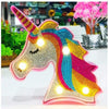 Unicorn LED Light 5D Diamond Painting Kit