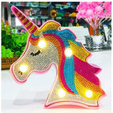 Unicorn LED Light 5D Diamond Painting Kit