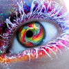 Frosty Rainbow Eye 5D Diamond Painting Kit