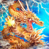 Golden Dragon 5D Diamond Painting Kit