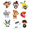 5D Animal Stickers