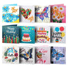 Happy Birthday Cards 12 pcs (Set 1)