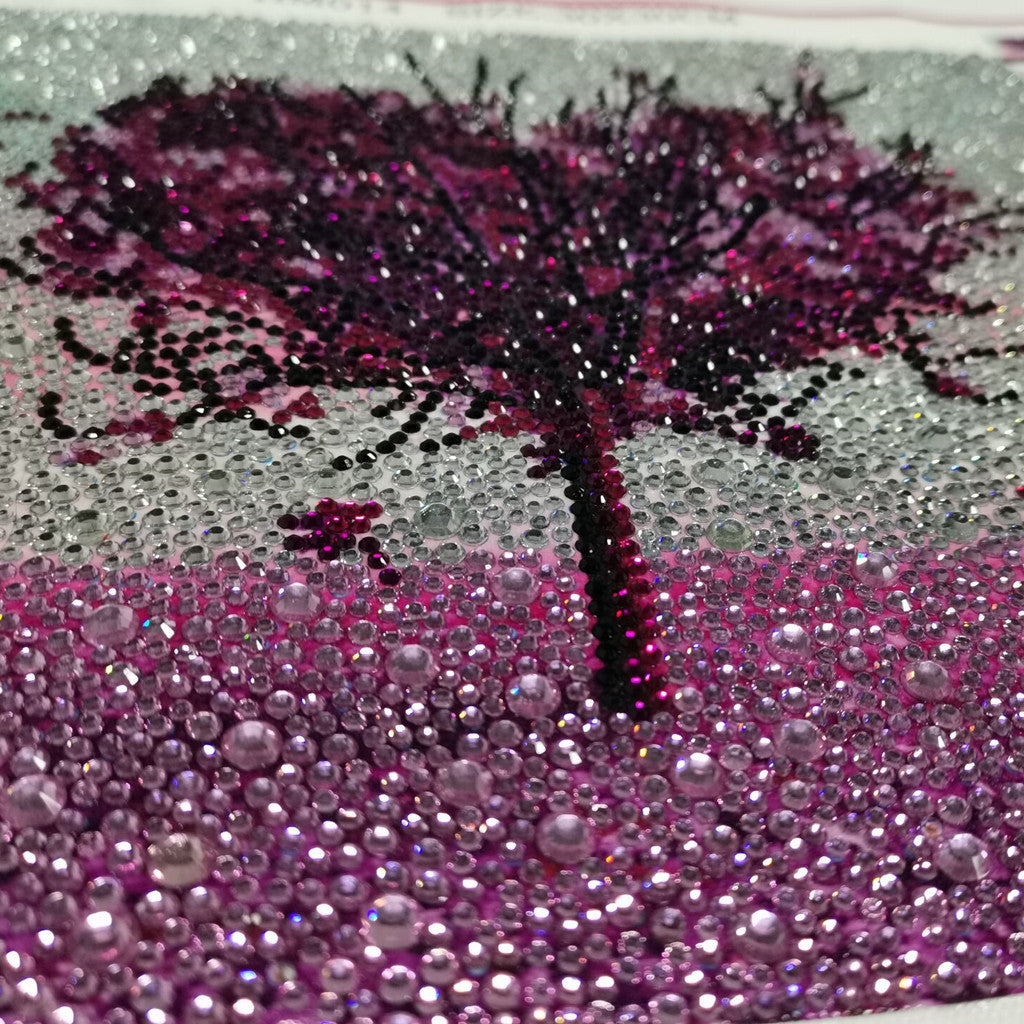 Purple Heart Tree Special Shaped Diamonds