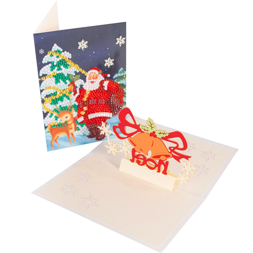 Christmas Greeting Cards Three-dimensional