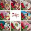 Family Holiday Greeting Cards 8pcs