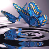 Butterfly Water Point 5D Diamond Painting Kit