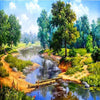 Countryside Creek 5D Diamond Painting Kit