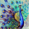 Parading Peacock 5D Diamond Painting Kit