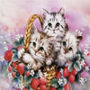 Kitten Basket 5D Diamond Painting Kit