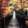 Bridge Through The Forest 5D Diamond Painting Kit