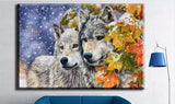 First Snow Wolves 5D Diamond Painting Kit