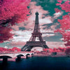 Cherry Blossom Paris 5D Diamond Painting Kit