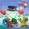 Snowman Enjoying Christmas 5D Diamond Painting Kit