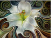 Swirly Flowers 5D Diamond Painting Kit