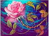 Swirly Flowers 5D Diamond Painting Kit