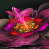 Galactic Flowers 5D Diamond Painting Kit