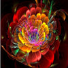 Galactic Flowers 5D Diamond Painting Kit