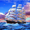 Blue Ocean Sailing 5D Diamond Painting Kit