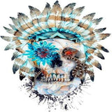 Native American Skull 5D Diamond Painting Kit