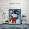 Snowman Enjoying Christmas 5D Diamond Painting Kit