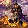 Halloween Witchcraft 5D Diamond Painting Kit