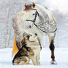 Husky And Horse 5D Diamond Painting Kit