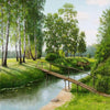 Bridge Over The Creek 5D Diamond Painting Kit