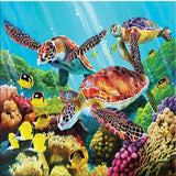 Turtle Reef 5D Diamond Painting Kit