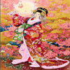 Flower Garden Geisha 5D Diamond Painting Kit