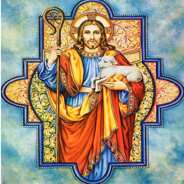 Jesus And Lamb 5D Diamond Painting Kit