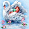 Baby On Swan Board 5D Diamond Painting Kit