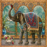 Indian Elephant 5D Diamond Painting Kit