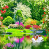 Colorful Flower Garden 5D Diamond Painting Kit