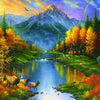 Mountain Fall 5D Diamond Painting Kit