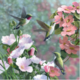 Pink Flower Hummingbirds 5D Diamond Painting Kit
