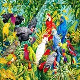 Rainforest Parrots 5D Diamond Painting Kit