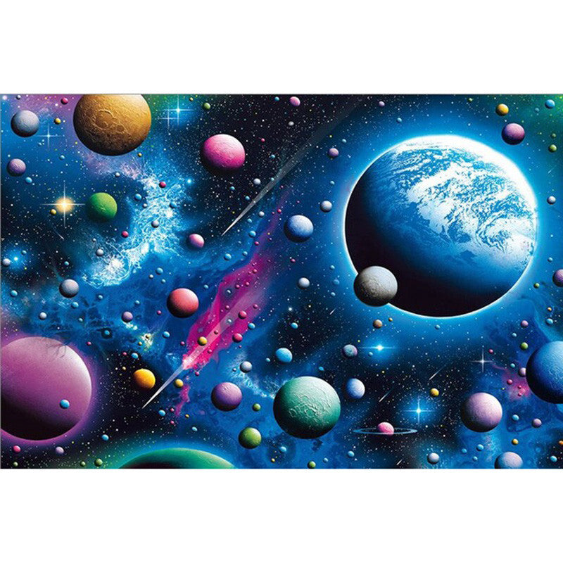 Colorful Planets 5D Diamond Painting Kit