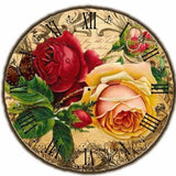 Rose Clock Face 5D Diamond Painting Kit