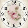 Fair Rose Clock Face 5D Diamond Painting Kit