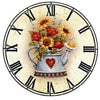 Watering Can Clock Face 5D Diamond Painting Kit