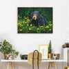 Dandelion Meadow Bear 5D Diamond Painting Kit