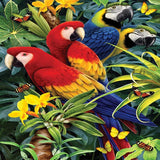 Tropic Parrots 5D Diamond Painting Kit