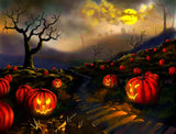 Halloween Night Pumpkin Patch