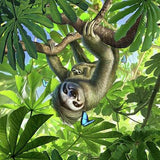 Hang Out Sloths 5D Diamond Painting Kit
