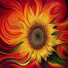 Golden-rayed Sunflower 5D Diamond Painting Kit