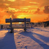 Winter Evening Sunset 5D Diamond Painting Kit